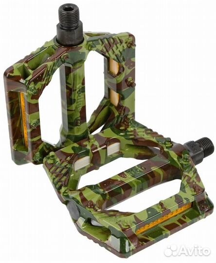 Педали камуфляж, пластик, ось Cr-Mo, насыпные под