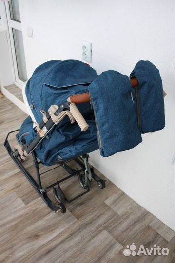 Детские санки коляска ника 7-8к