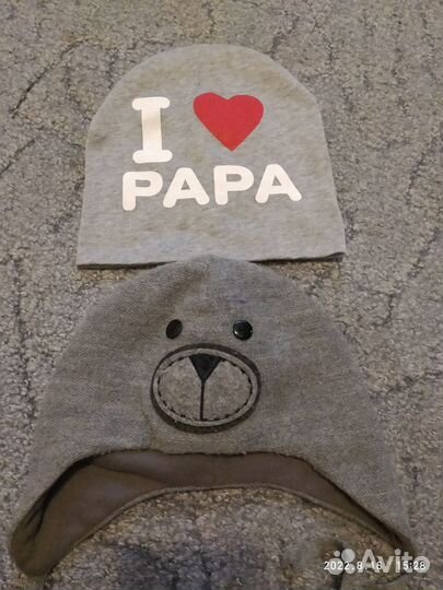 Шапочки на малыша, цена за штуку