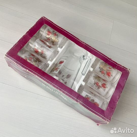 Набор винтаж для напитков WindRose(графин+бокалы)