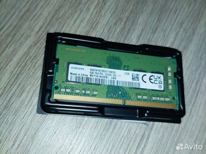 Оперативная память для ноутбука ddr4 8gb samsung