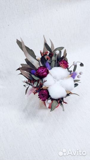 Мини букеты из сухоцветов