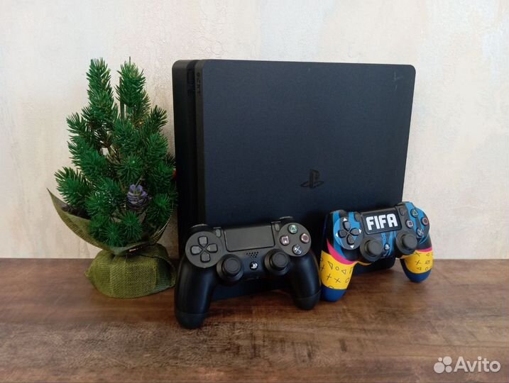 Sony PlayStation 4 Slim 500gb черный