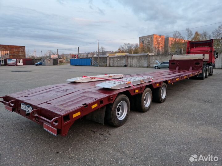 Полуприцеп трал (тяжеловоз) Политранс ТСП 94183, 2008