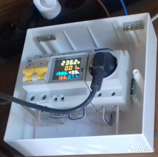 Ваттметр вольтметр амперметр счётчик DIN