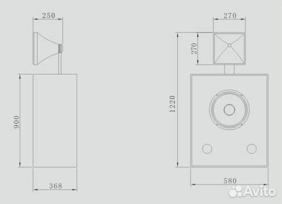 Акустическая система cinematic C-115SC
