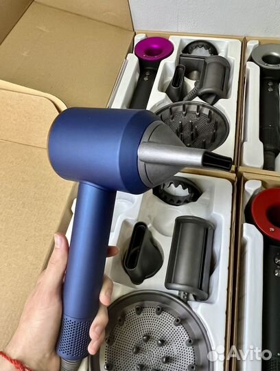 Фен dyson supersonic синий/берлинская лазурь