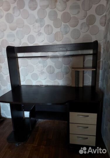 Компьютерный стол цвет венге