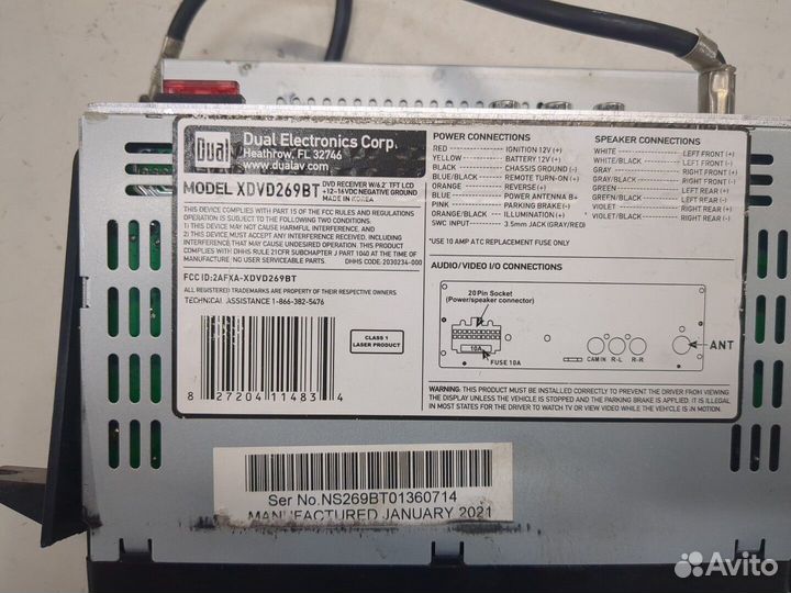 Магнитола Jeep Wrangler, 2003