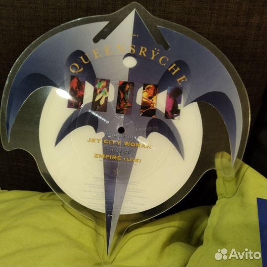 Queensryche Jet city woman Shape disc vg