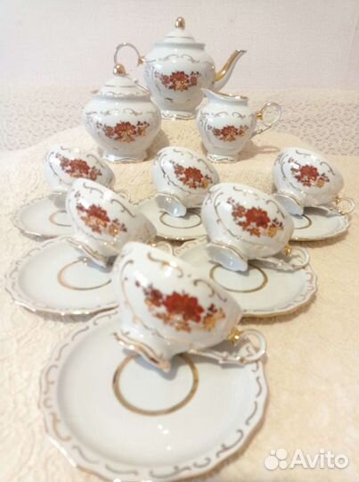 Чайный сервиз дулево новый