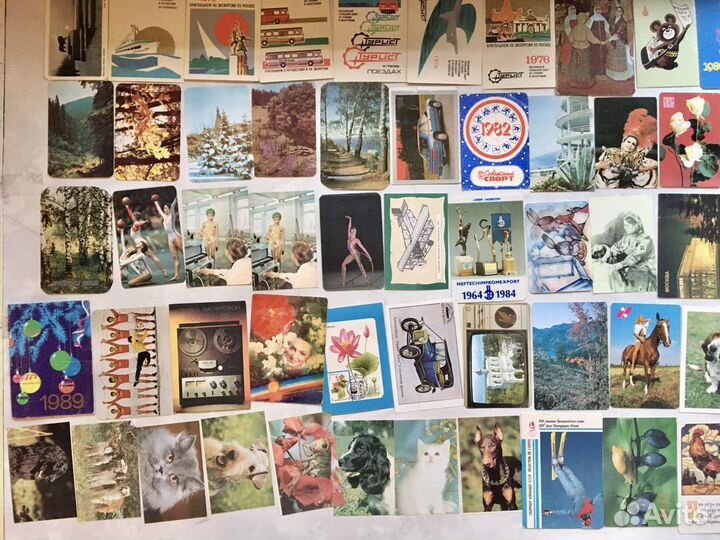 Календарики СССР