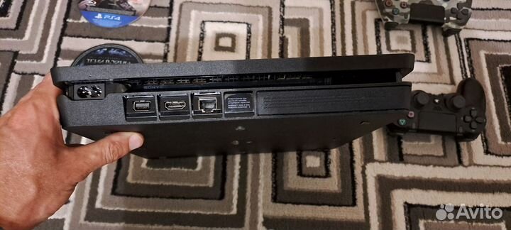 Sony playstation 4 slim 1tb, с дисками
