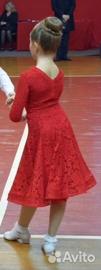 Премиум рейтинговое платье бальн танц р 134-140