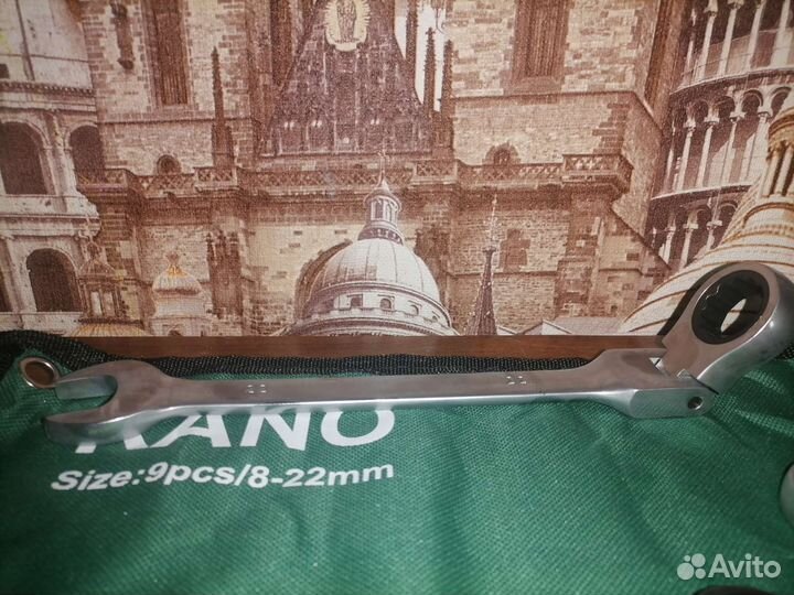 Накидные ключи с трещеткой