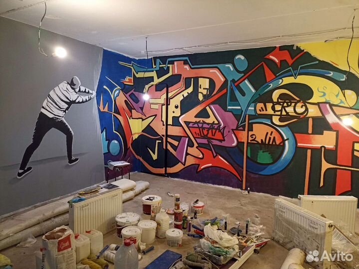 Роспись стен, картины для интерьера