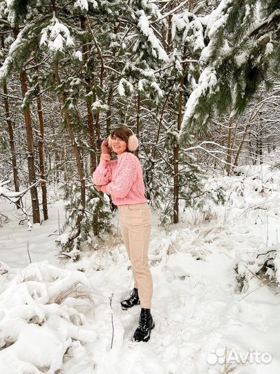 Меховые наушники (h&m)