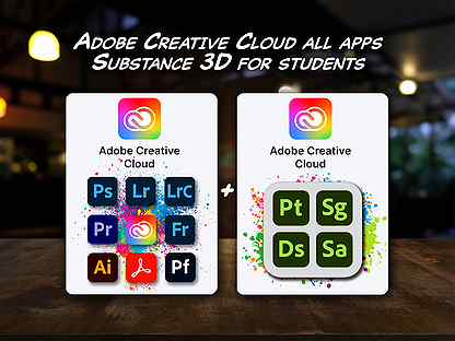 Adobe CC All Apps + Substance 3D / 3 месяца