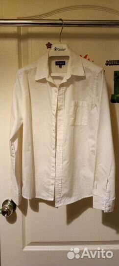 Рубашка белая 146 для мальчика