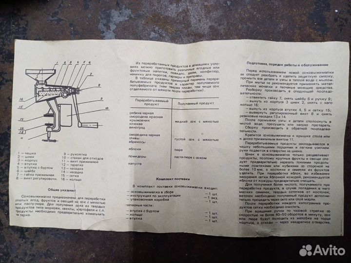 Соковыжималка ручная