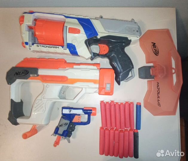 3 пистолета Nerf