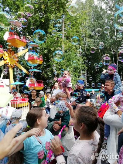 Шоу мыльных пузырей