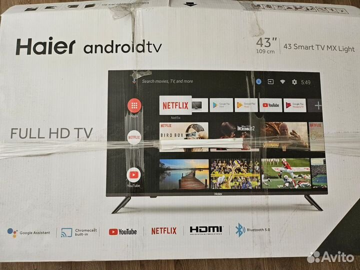 Телевизор Haier 43 SMART tv MX Light