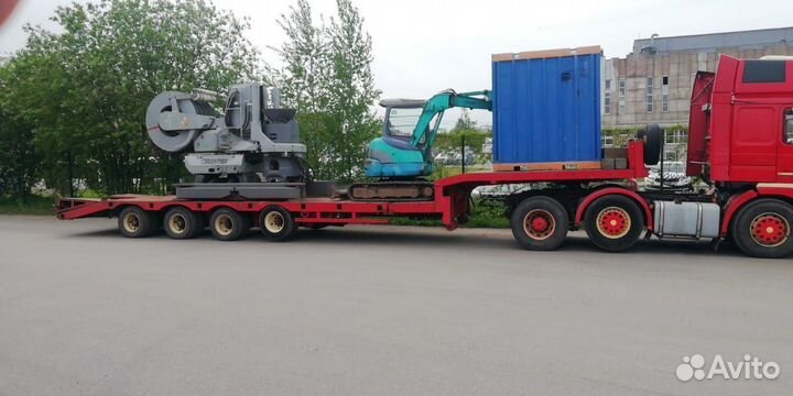 Грузоперевозки негабарита на траллах