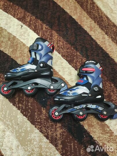 Роликовые коньки детские раздвижные, размер 26-29