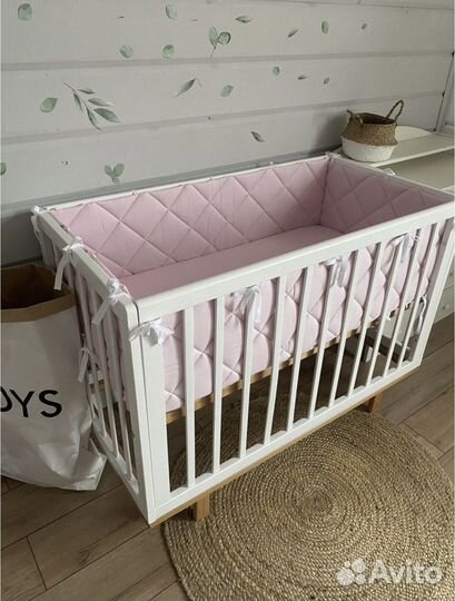 Мягкие бортики в кроватку