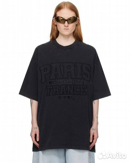 Футболка оверсайз Vetements Paris (унисекс)
