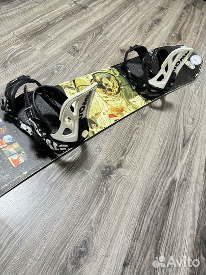 Сноуборд 153 terror с креплениями