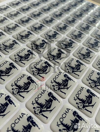 3D стикеры на телефон с вашим дизайном оптом