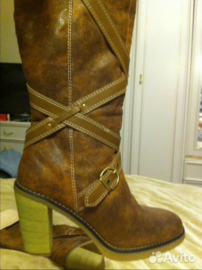 Сапоги еврозима р-р 38-39 Винтаж