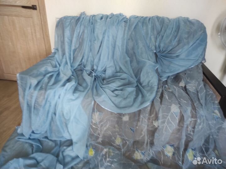 Комплект Тюль и ламбрикен-штора