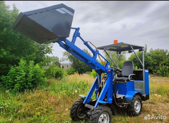 Мотоблок-погрузчик