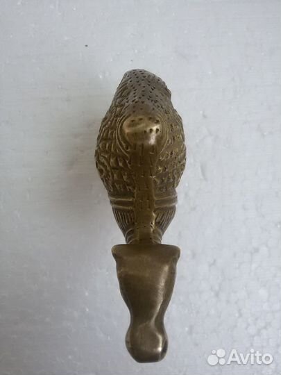 Статуэтка латунная 