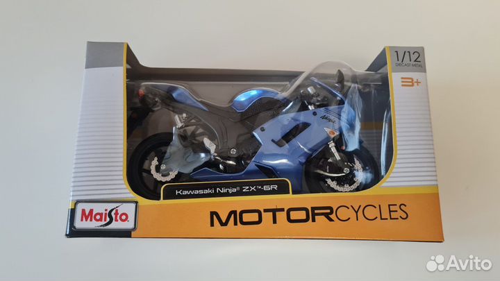 Модель мотоцикла Maisto Kawasaki Ninja ZX6R