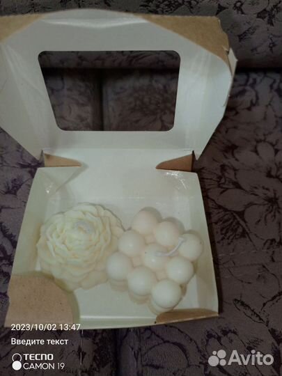 Готовые подарки из свечей