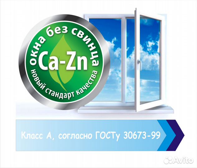 Заводские окна (класс А:)