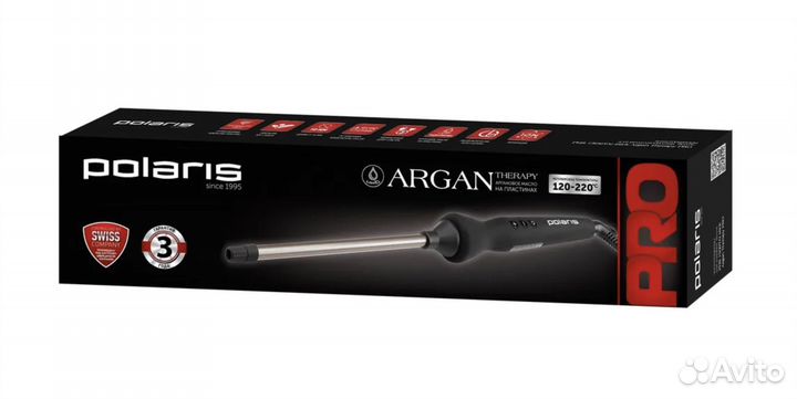 Плойка для мелких кудрей афрокудрей Polaris 1509