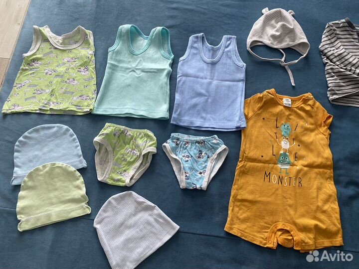 Слипы одежда на мальчика пакетом 62 68