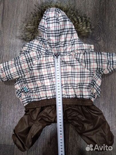 Комбинезон для маленькой собаки зима