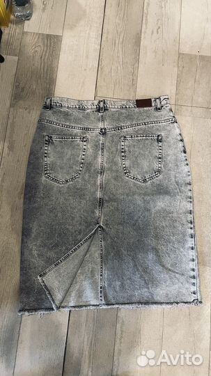 Джинсовая юбка новая 50 размер