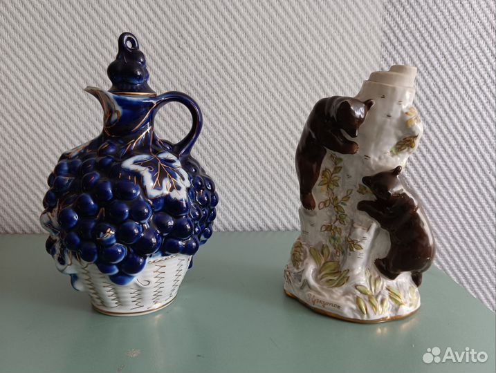 Штофы и графины статуэтки СССР