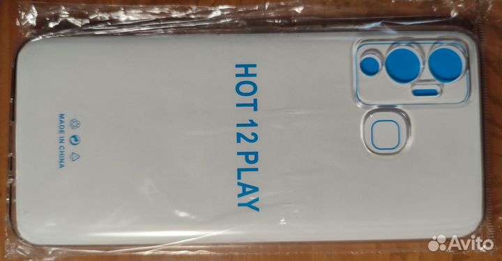 HOT 12 play противоударный силиконовый чехол