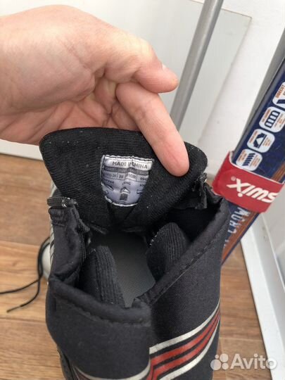 Лыжи беговые fischer, палочки и ботинки