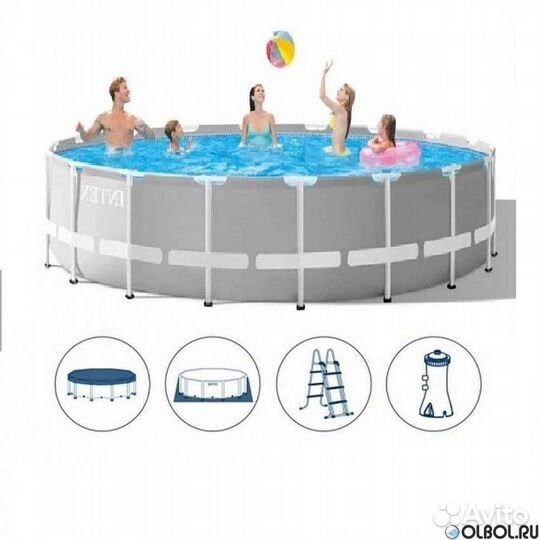 457*107 см intex полностью укомплектованы