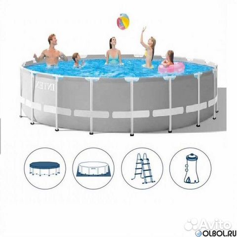 457*107 см intex полностью укомплектованы