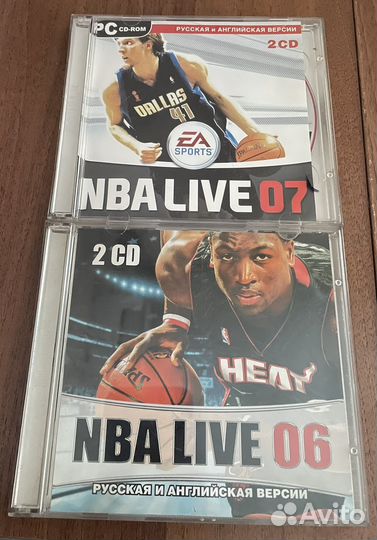 Cd диски игры NBA live